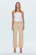 lexi mid rise bowed straight - sand dollar