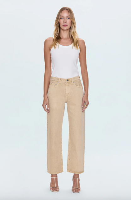 lexi mid rise bowed straight - sand dollar