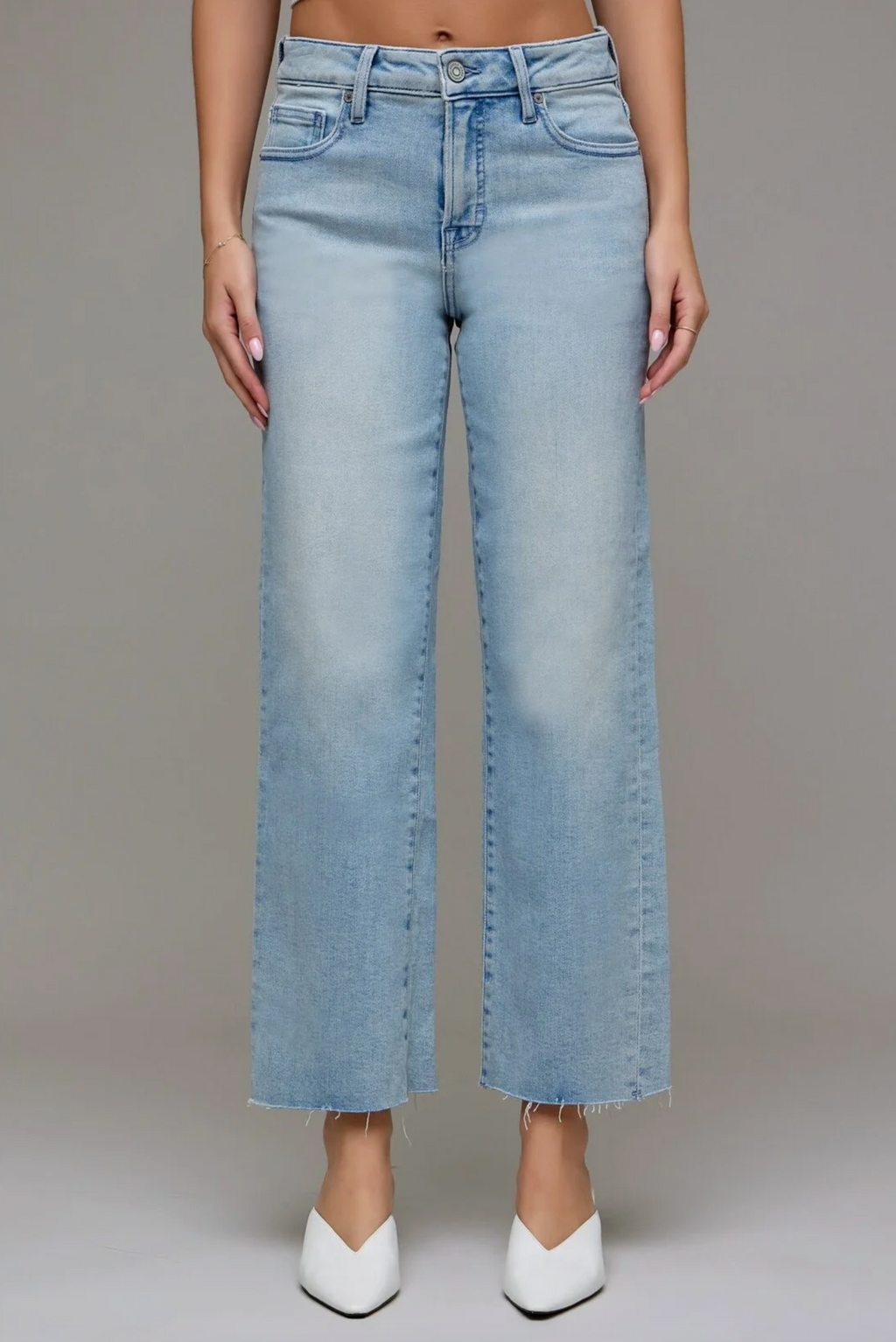 ella crop straight - vintage