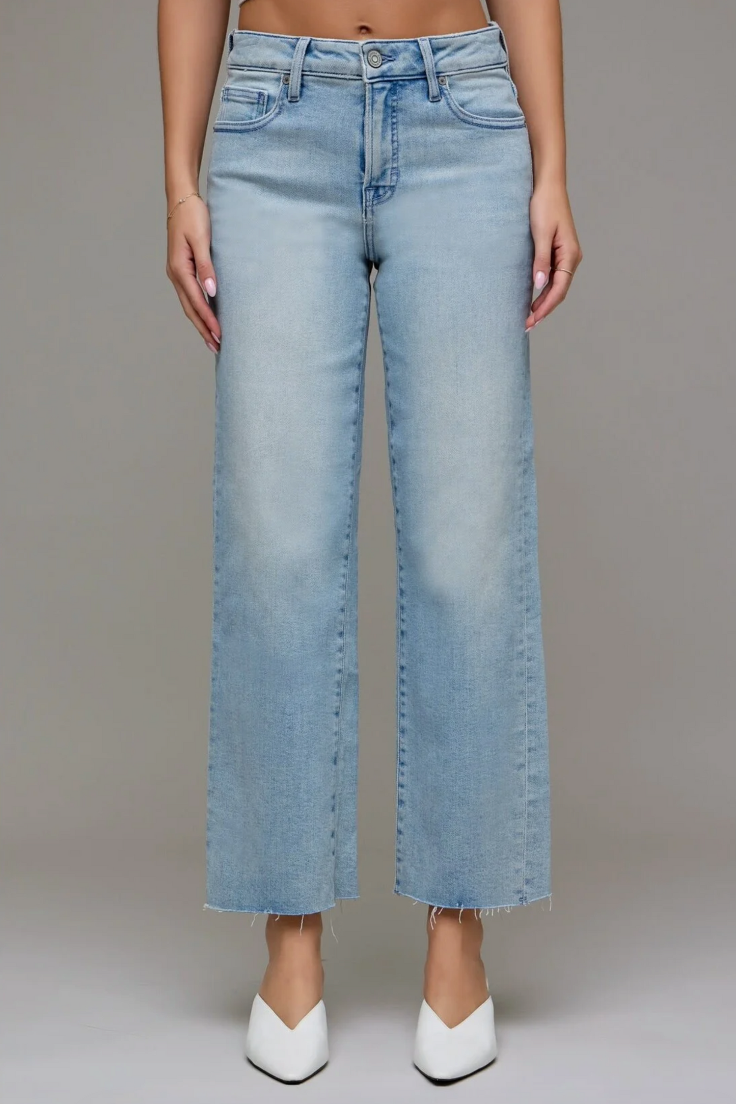 ella crop straight - vintage