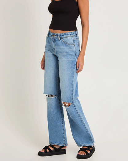 rolla's heidi low jean - brad blue