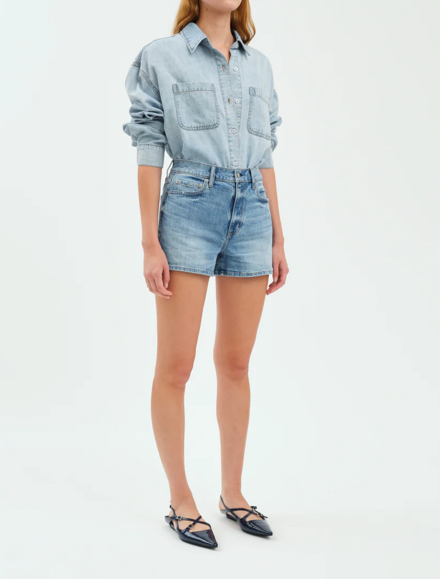 troublemaker shorts - marina vintage