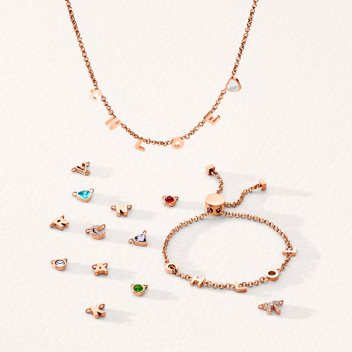 Made Mine Name Bracelet - Rose Gold