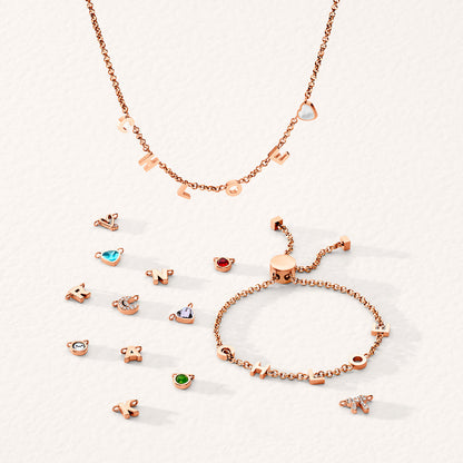 Made Mine Name Necklace (Rose Gold)