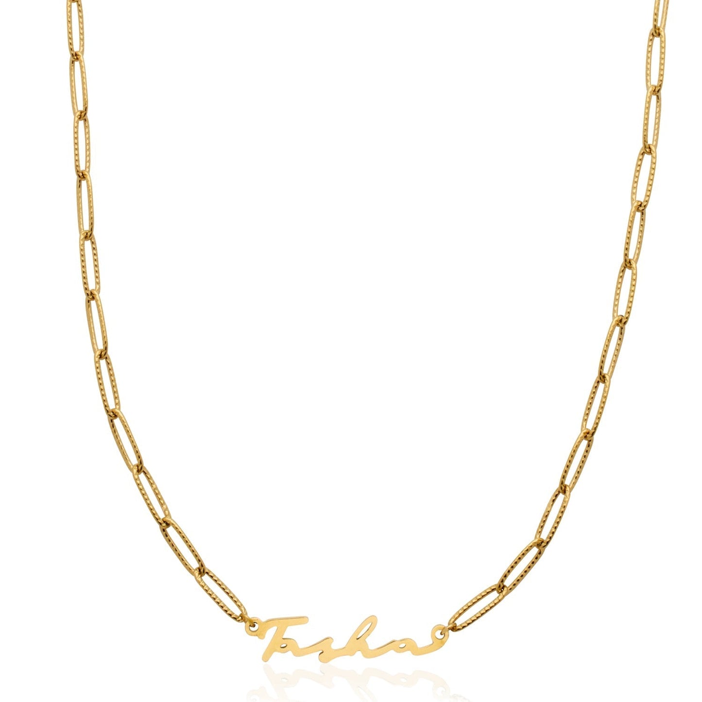 Signature Name Necklace - Gold