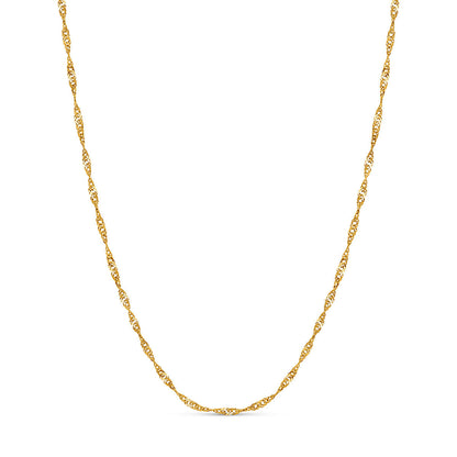 Pale Pink Opal Heart Necklace (Gold)