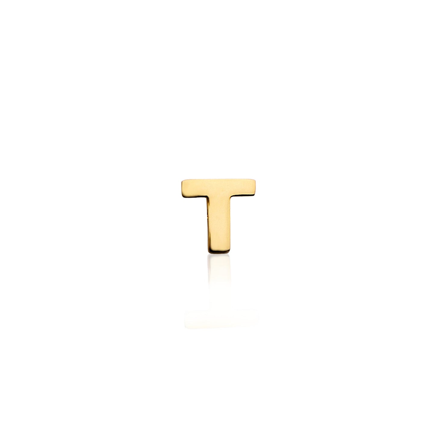 Made Mine Charms - Block Initial Charm (Gold)