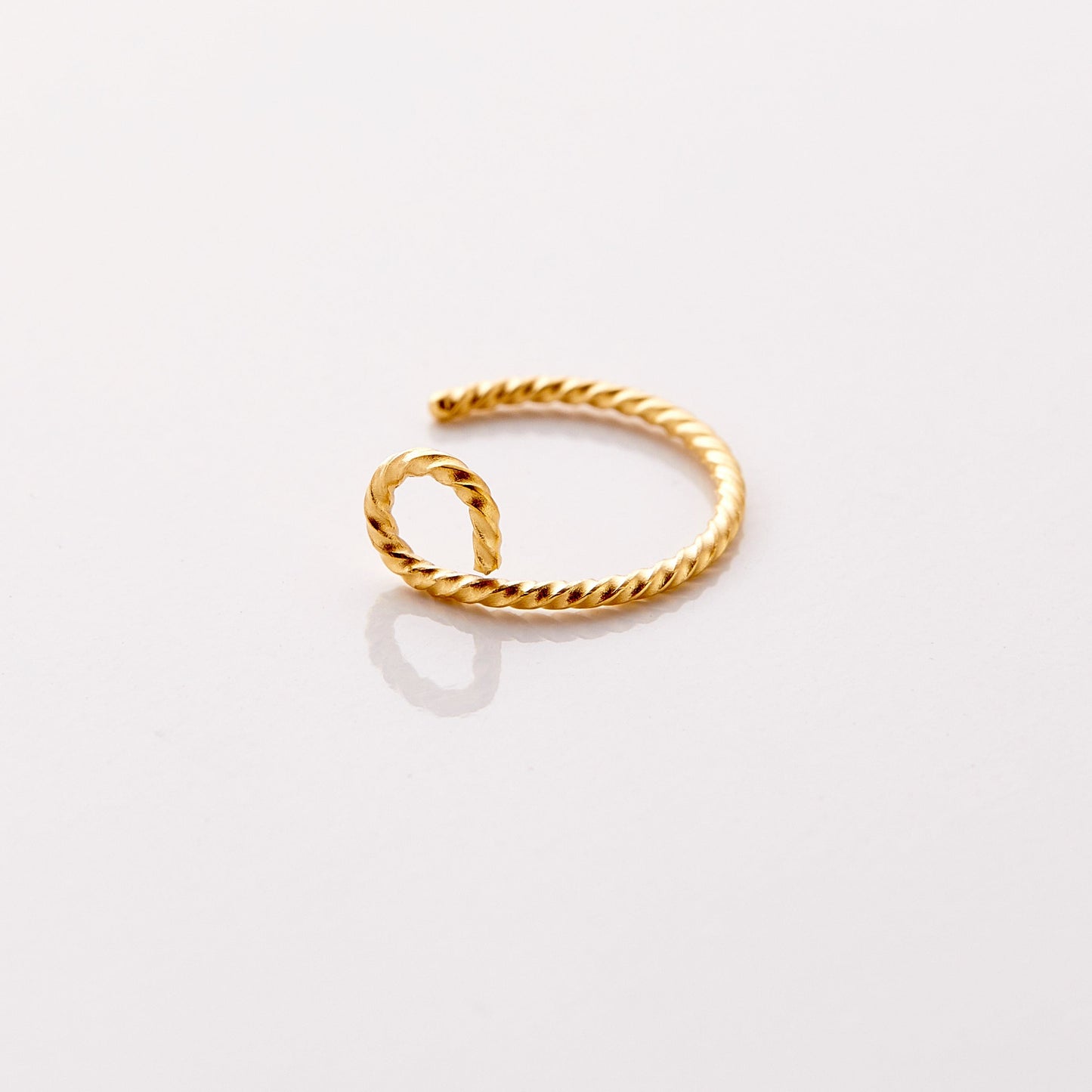 Faux Twirl Nose Hoop