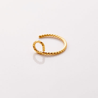 Faux Twirl Nose Hoop