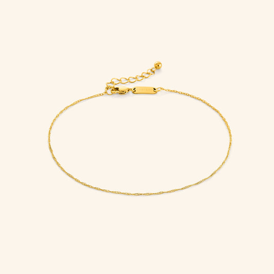Micro Twisted Anklet