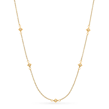 Round Photo Locket Sphere Necklace (Gold)