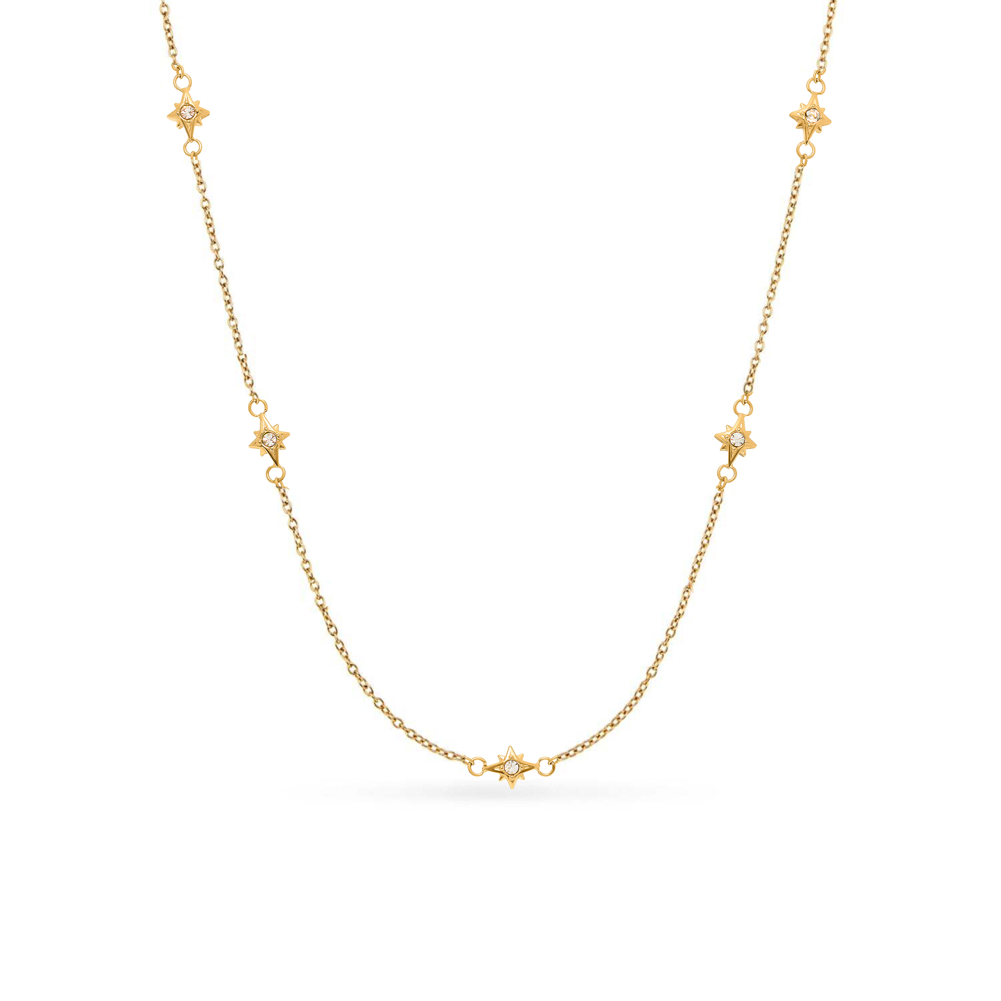 Ocean Charms Seahorse Necklace (Gold)