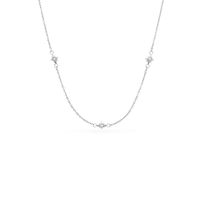 Round Photo Locket Sphere Necklace (Silver)