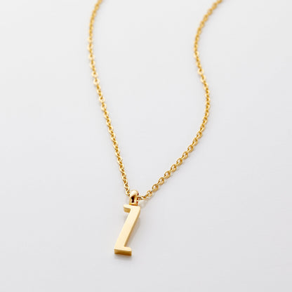 English Letter Necklace