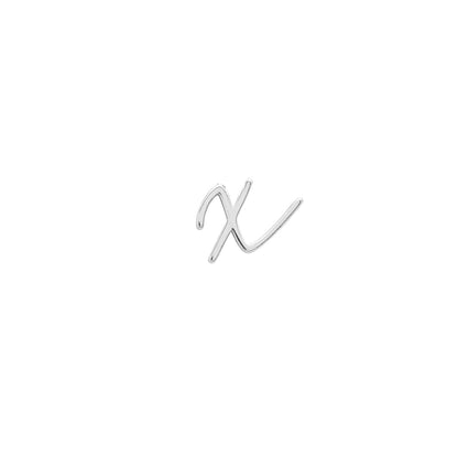 Made Mine Script Letter Bracelet (Silver) - TT