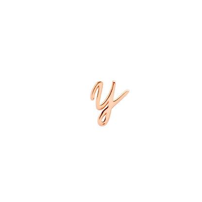 Made Mine Charms - Script Initial Charms (Rose Gold)
