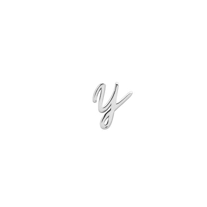 Made Mine Script Letter Bracelet (Silver) - NN