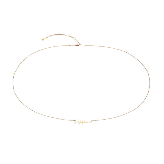 Crystal Custom Body Chain (Gold)