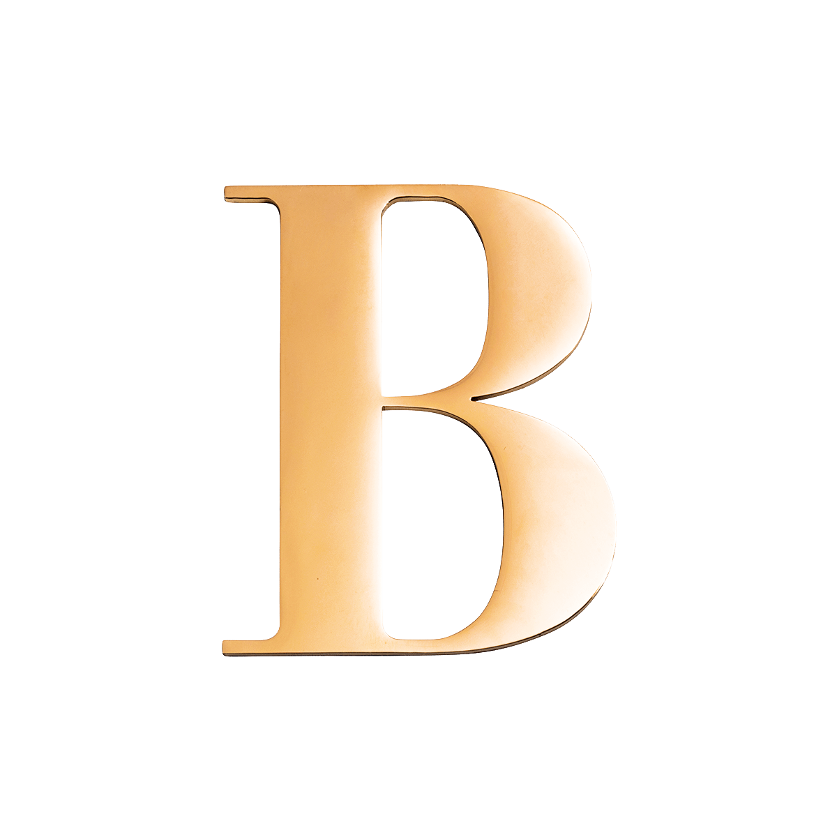 Gold Small Metal Letter