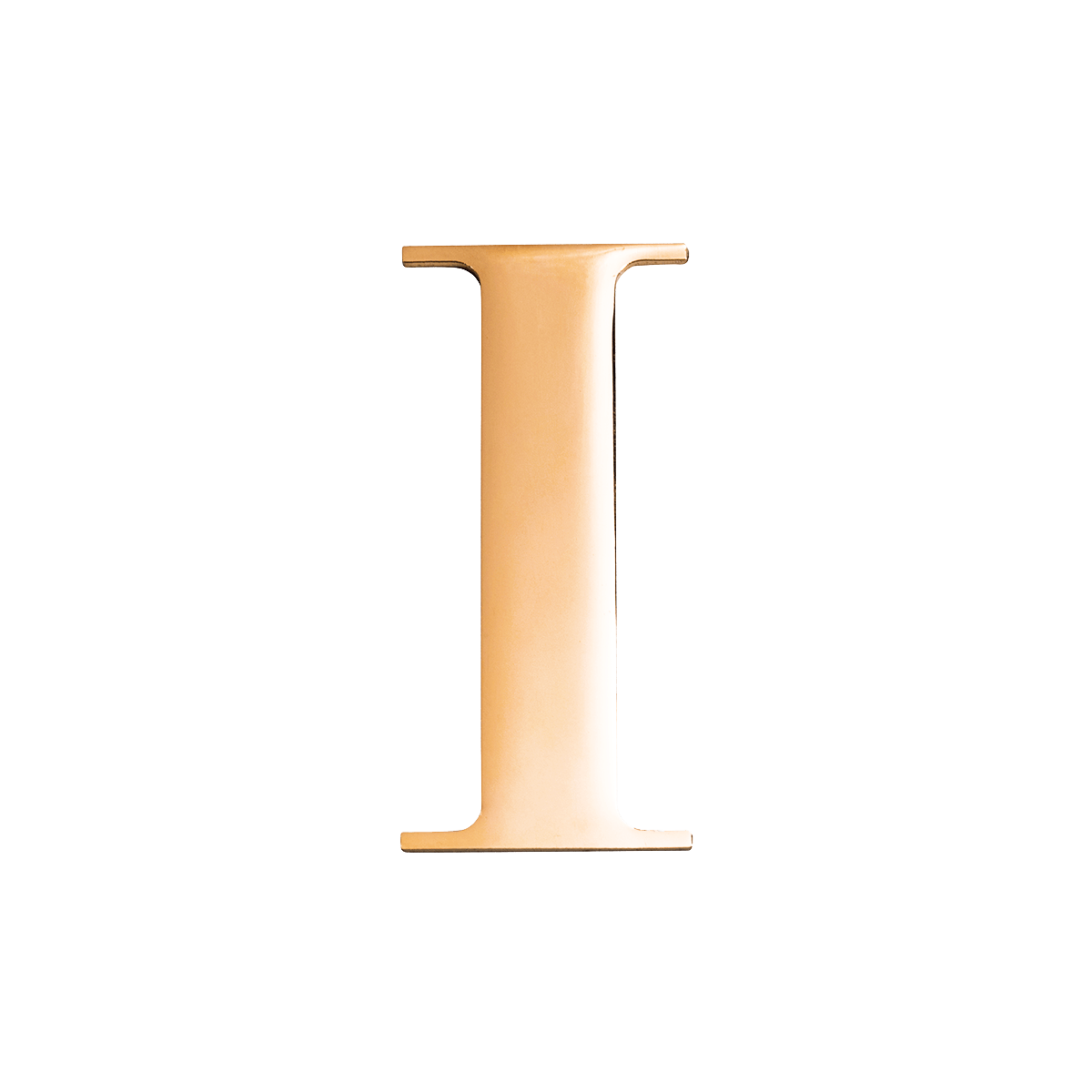 Gold Small Metal Letter