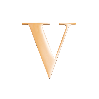Gold Small Metal Letter