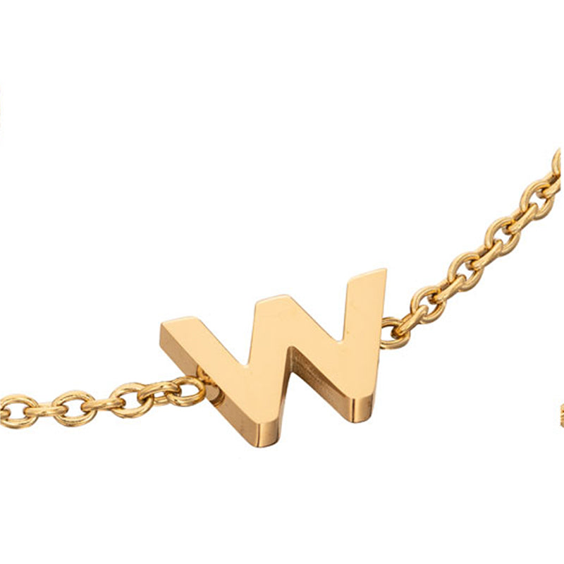 Made Mine Initial Anklet (Gold)