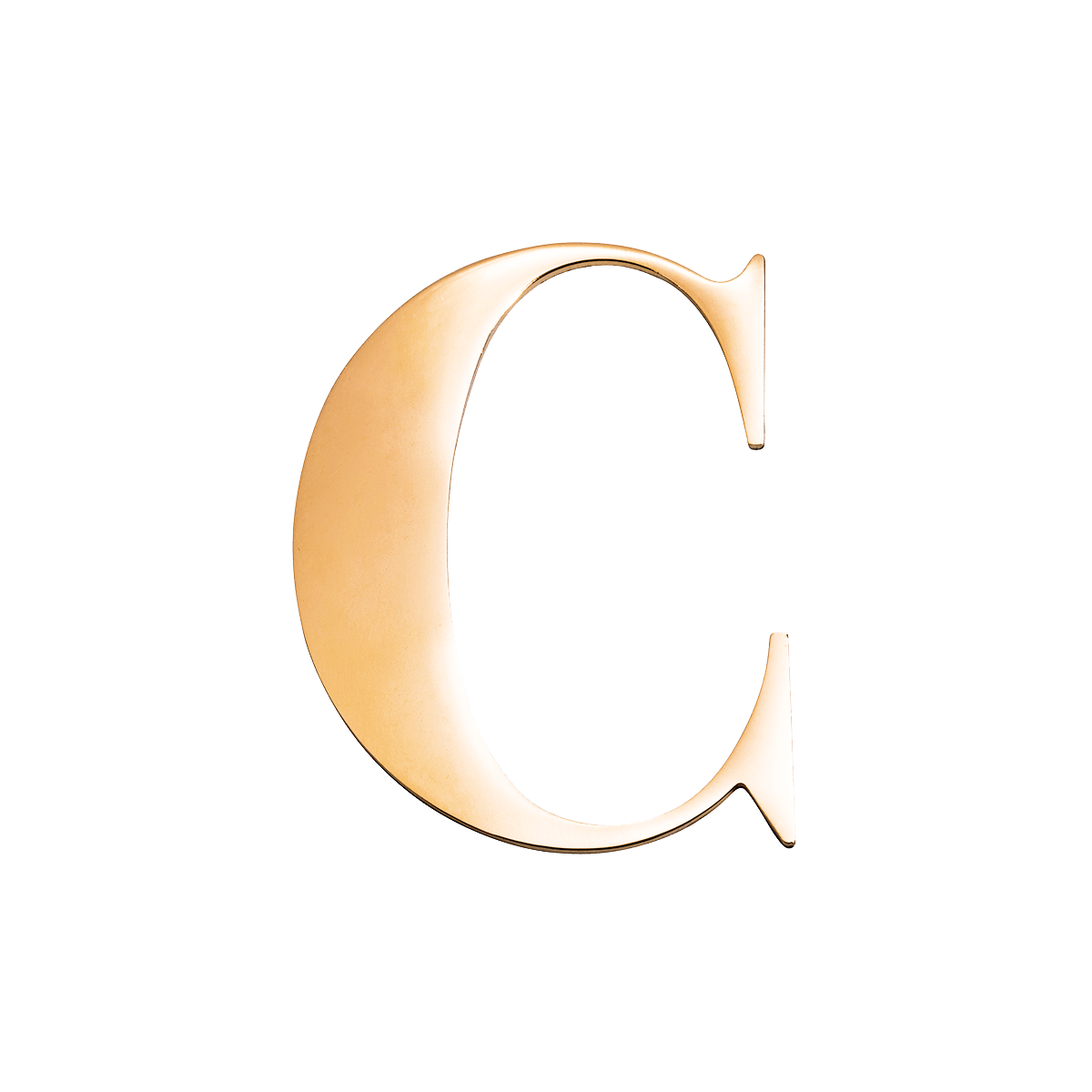 Metal Letter Pins (Gold)
