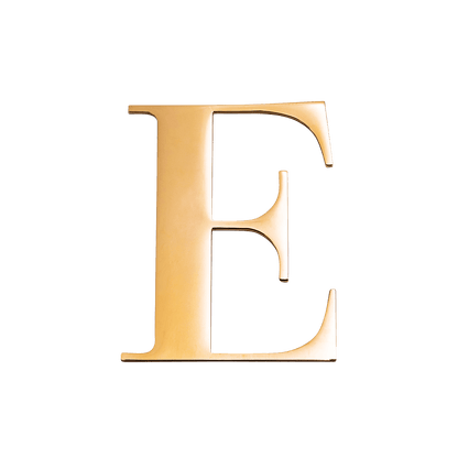 Custom Figaro Icon - Initial (Gold)