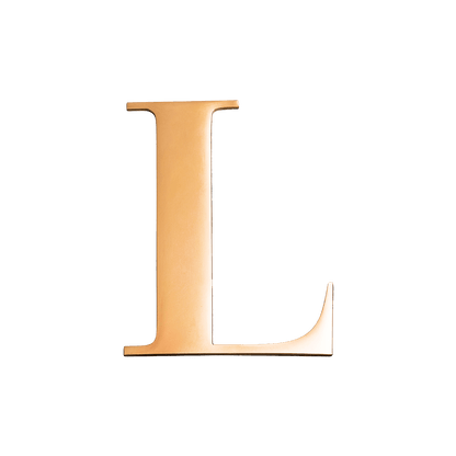 Custom Figaro Icon - Initial (Gold)
