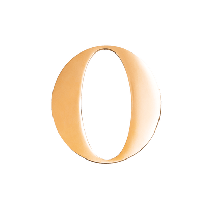 Large Metal Letters - Gold