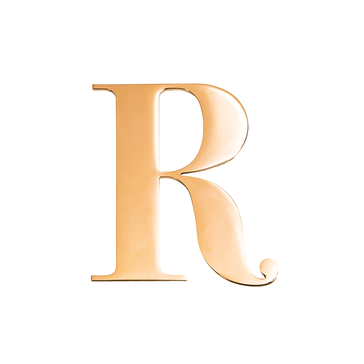 Metal Letter Pins (Gold)