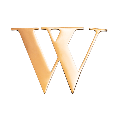 Custom Figaro Icon - Initial (Gold)