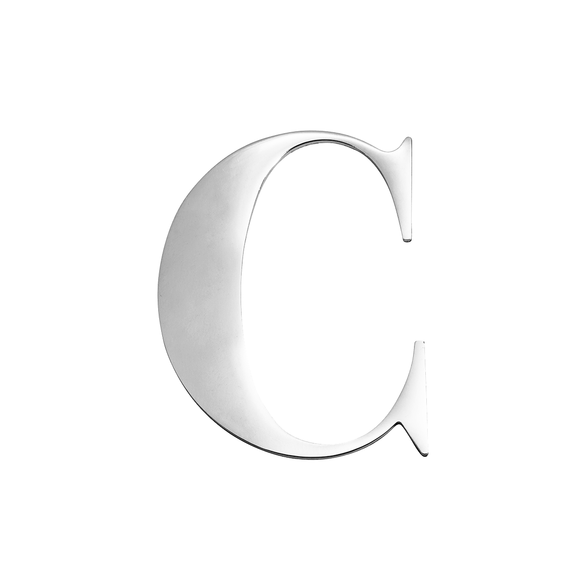 Large Metal Letters - Silver