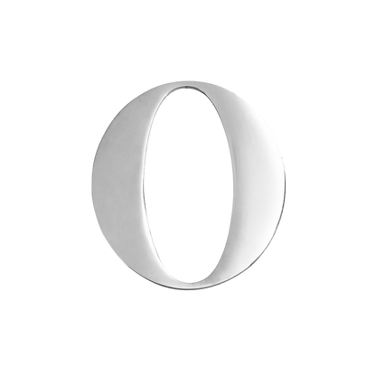Large Metal Letters - Silver