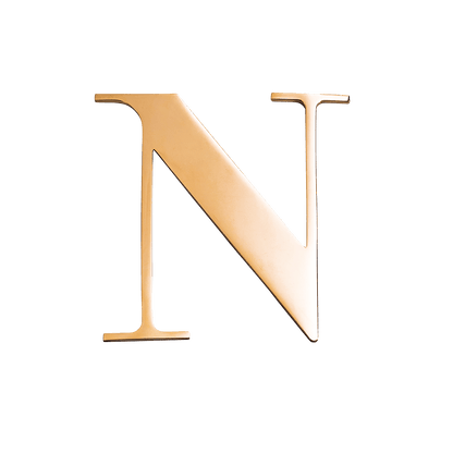 Large Metal Letters - Silver