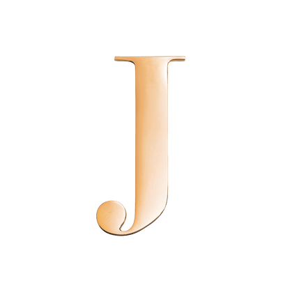 Metal Key Ring Letter (Gold)
