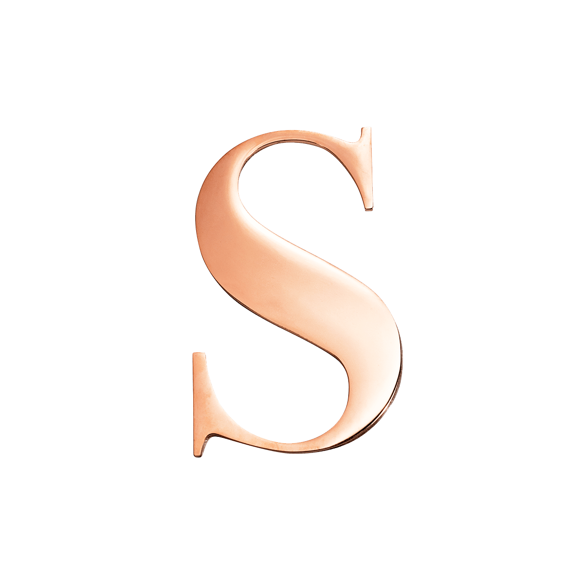 Rose Gold Small Metal Letter