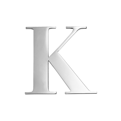 Silver Small Metal Letter