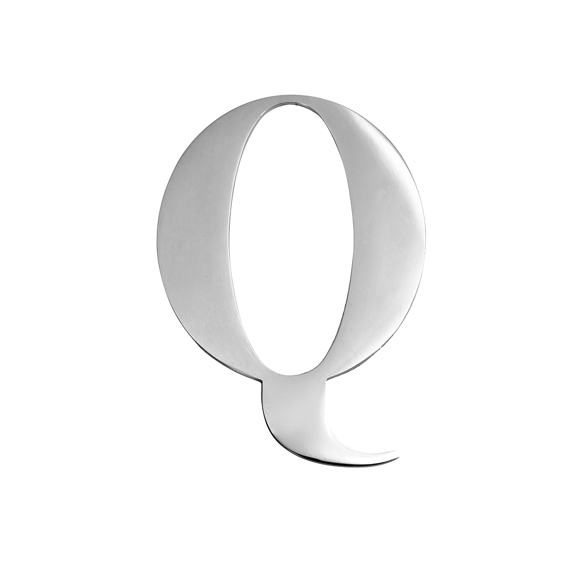 Silver Small Metal Letter