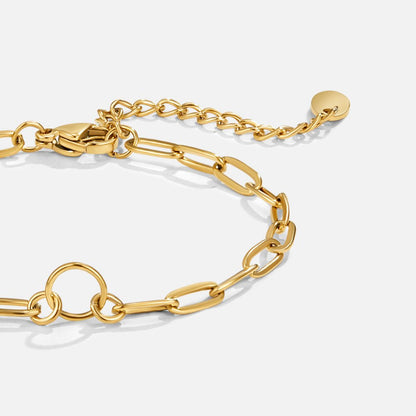 Pia Chain Link Charm Bracelet