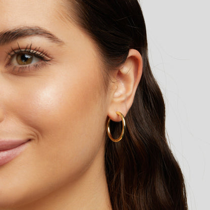 Triple Hoop Earrings Set