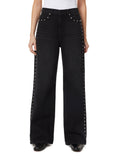 gemma wide leg slouch - jet black
