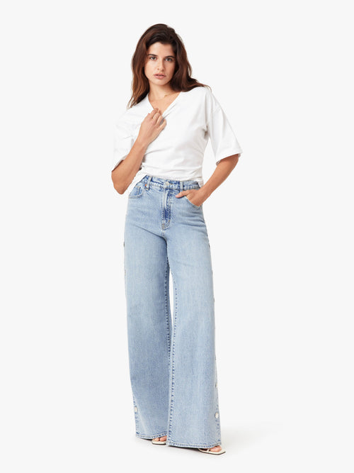 gemma studded wide leg slouch - aire