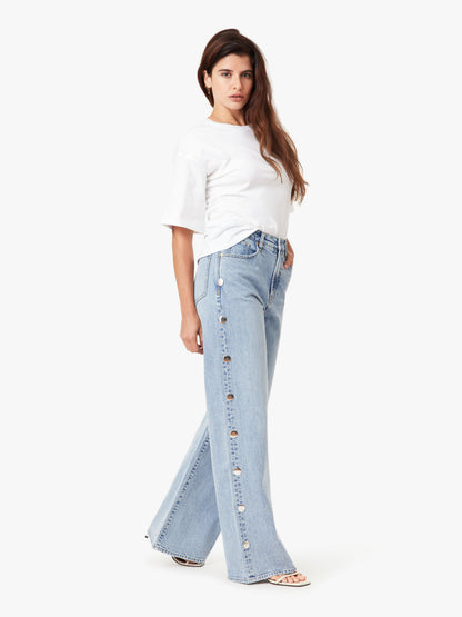 gemma studded wide leg slouch - aire