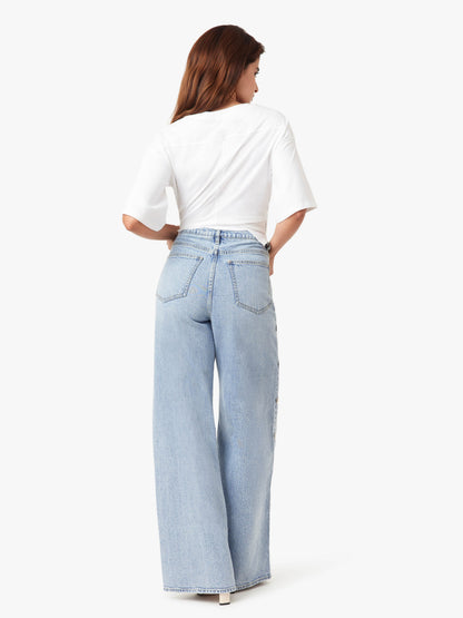 gemma studded wide leg slouch - aire