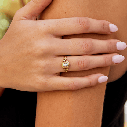 Vintage Royal Pearl Ring